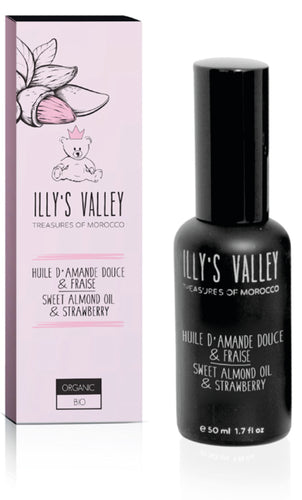 Huile d'amande douce & fraise - Illy's Valley