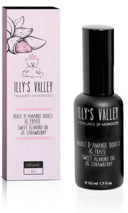 Huile d'amande douce & fraise - Illy's Valley